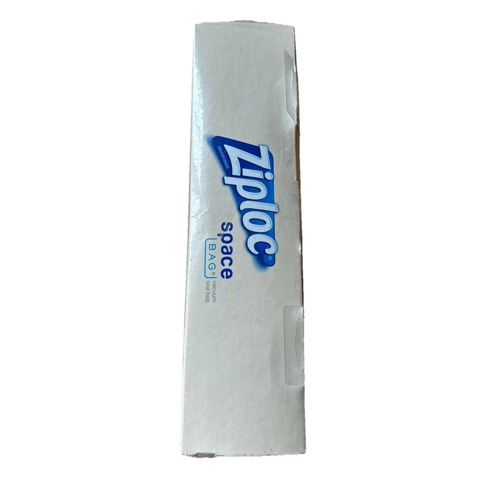 Ziploc Space Bag 1 Jumbo Tote 4 Large Flat Storage Compression Bags Reusable NEW